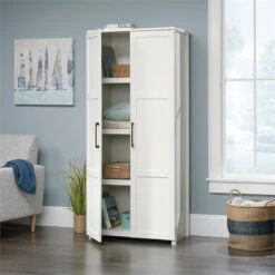 Sauder HomePlus Traditional Engineered Wood Pantry In White Finish -Kitchen Storage Store 7d5149c80eb6374d 3164 w800 h800 b0 p0