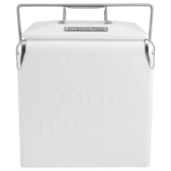 Permasteel 14 Quart Portable Picnic Cooler, White