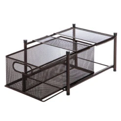 Home Zone Living Under Sink Sliding Basket Organizer, Vertical Divider -Kitchen Storage Store 868166470e432ca2 9716 w800 h800 b1 p0