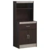54" Tall Open Shelves Enclosed Storage Kitchen Cabinet, Chocolate-Gray -Kitchen Storage Store 87f1ec730112b6a4 2045 w800 h800 b1 p0