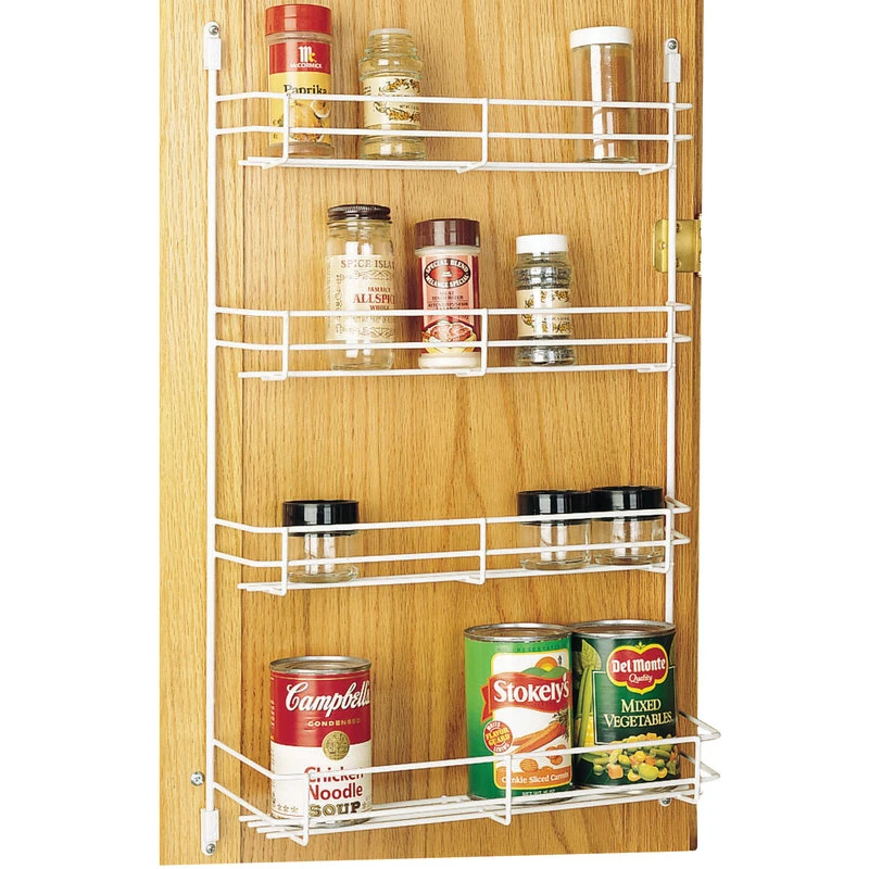 Rev-A-Shelf 565-14-52 565 Series 13.625"W Door Mount Spice Rack - White 4 Rev-A-Shelf 565-14-52 565 Series 13.625"W Door Mount Spice Rack - White - Image 2