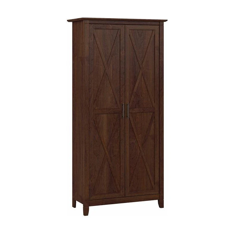 Key West Kitchen Pantry Cabinet In Cherry - Engineered Wood 3 Key West Kitchen Pantry Cabinet In Cherry - Engineered Wood