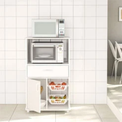 Boahaus Grenoble 1-Drawer Modern Wood Kitchen Storage Cabinet In White -Kitchen Storage Store 90f19d6503aceefe 2645 w800 h800 b0 p0