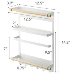 Magnetic Organizer, Steel And Wood, Magnetic -Kitchen Storage Store 92113a71025ad619 9402 w800 h800 b1 p0