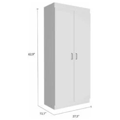 HomeRoots Classic White Pantry Cabinet 10 HomeRoots Classic White Pantry Cabinet -Kitchen Storage Store 93a1d3ce026c34ea 2554 w800 h800 b1 p0