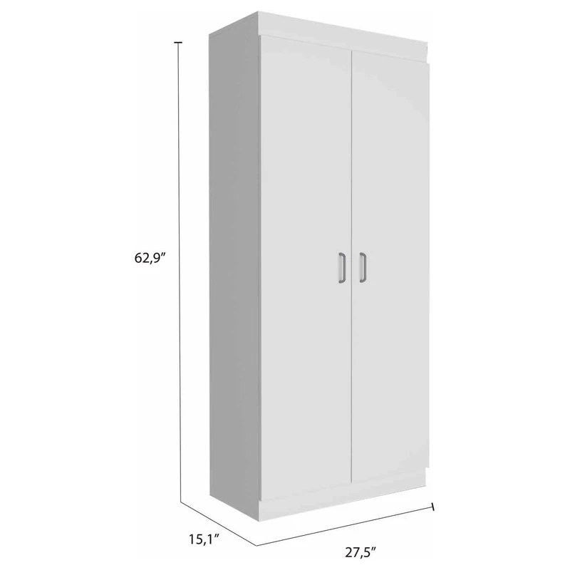HomeRoots Classic White Pantry Cabinet 5 HomeRoots Classic White Pantry Cabinet - Image 3