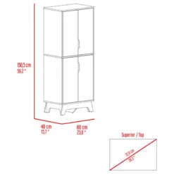 FM FURNITURE Zurich Double Kitchen Pantry Light Oak-White 15 FM FURNITURE Zurich Double Kitchen Pantry Light Oak-White -Kitchen Storage Store 93d1321103515851 1840 w800 h800 b1 p0