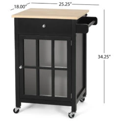 Medway Contemporary Glass Paneled Kitchen Cart 14 Medway Contemporary Glass Paneled Kitchen Cart -Kitchen Storage Store 966108a3004b1bf5 0550 w800 h800 b1 p0