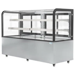 71 In. Dry Bakery Display Case With Front Curved Glass Protection - 20 Cu. Ft. -Kitchen Storage Store 9741880703886b4b 3063 w800 h800 b1 p0