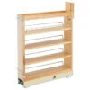 Wood Base Cabinet Pull Out Organizer With BB Soft Close, 5"