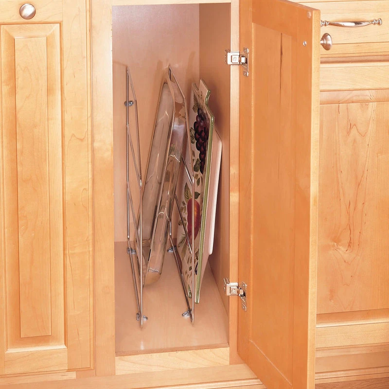 Rev-A-Shelf 597-18-10 597 Series 18"H Tray Divider - Chrome 3 Rev-A-Shelf 597-18-10 597 Series 18"H Tray Divider - Chrome