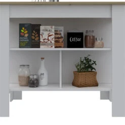 Tuhome Modern Engineered Wood White Cala Kitchen Island -Kitchen Storage Store 9f91a26c001e6025 4775 w800 h800 b0 p0