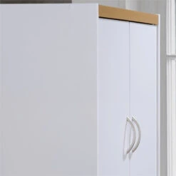 Hodedah 4 Door Kitchen Pantry With 4 Shelves 5 Compartments In White Wood 10 Hodedah 4 Door Kitchen Pantry With 4 Shelves 5 Compartments In White Wood -Kitchen Storage Store a0b18a110c180cf4 7044 w800 h800 b0 p0