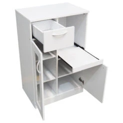 Goblin Kitchen Storage Pantry Cabinet With Adjustable Shelves, White Wood -Kitchen Storage Store a1a1d0c20de94dd4 6009 w800 h800 b1 p0