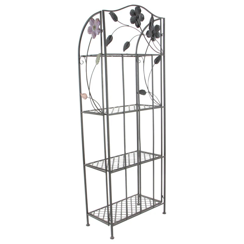 Traditional Black Metal Bakers Rack 63065 7 Traditional Black Metal Bakers Rack 63065 - Image 5