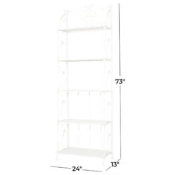 French Country White Metal Bakers Rack 560822 15 French Country White Metal Bakers Rack 560822 -Kitchen Storage Store a3f1d09a01731f3d 7934 w800 h800 b1 p0