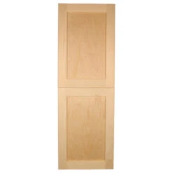 Fruitville Shaker Frameless Recessed Unfinished Wood Pantry Cabinet, 14x56