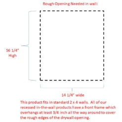 Fruitville Shaker Frameless Recessed Unfinished Wood Pantry Cabinet, 14x56 25 Fruitville Shaker Frameless Recessed Unfinished Wood Pantry Cabinet, 14x56 -Kitchen Storage Store a75118a602a797f1 6249 w800 h800 b1 p0