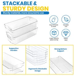 Set Of 8 Pantry Organizers Clear Plastic Pantry Storage Racks -Kitchen Storage Store a931ad0601ada2ca 3776 w800 h800 b1 p0