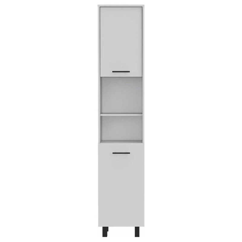 FM FURNITURE Sheffield Pantry Cabinet, White 3 FM FURNITURE Sheffield Pantry Cabinet, White