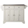 Crosley LaFayette Stainless Steel Top Kitchen Island, White Finish 1 Crosley LaFayette Stainless Steel Top Kitchen Island, White Finish -Kitchen Storage Store abe12e68065cafd2 4840 w800 h800 b1 p0