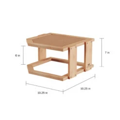 Lavish Home Bamboo And Cork 2 Tier Shelf -Kitchen Storage Store ac11b8d90cbf3b51 0753 w800 h800 b1 p0