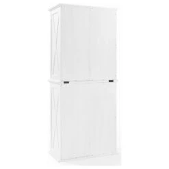 Crosley Clifton Tall Pantry Distressed White 2 Stackable Pantries 18 Crosley Clifton Tall Pantry Distressed White 2 Stackable Pantries -Kitchen Storage Store ac91cced0f73ba2a 0161 w800 h800 b1 p0