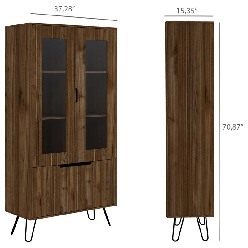 Aster Pantry, Mahogany 4 Aster Pantry, Mahogany - Image 2