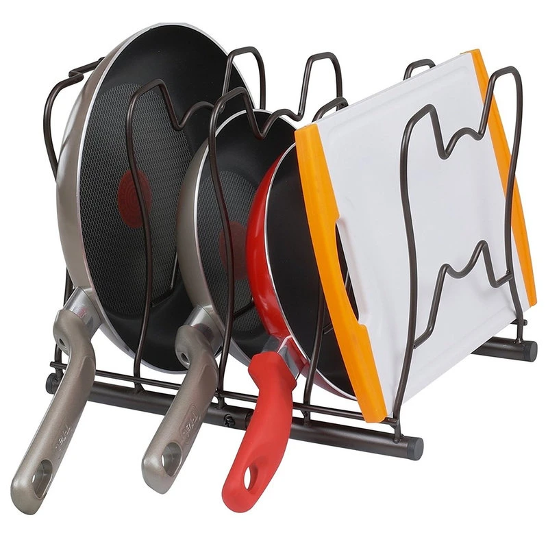 Kitchen Cabinet Pantry Pan And Pot Lid Organizer Rack Holder 5 Kitchen Cabinet Pantry Pan And Pot Lid Organizer Rack Holder - Image 3