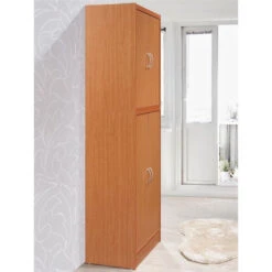 Home Square Kitchen Pantry With 4 Shelf 5 Compartments Set In Cherry (Set Of 2) 10 Home Square Kitchen Pantry With 4 Shelf 5 Compartments Set In Cherry (Set Of 2) -Kitchen Storage Store b2414de4015540df 1279 w800 h800 b0 p0