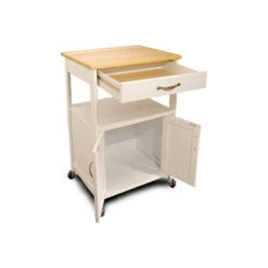 Kitchen Trolley, White Base Natural Top 7 Kitchen Trolley, White Base Natural Top -Kitchen Storage Store b3b194550dffdea7 2171 w800 h800 b1 p0