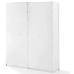 Crosley Savannah Tall Wooden Shaker Pantry In White (Set Of 2) -Kitchen Storage Store b4815cca01bec658 9053 w800 h800 b1 p0