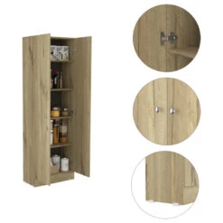Dakari Cabinet, Light Oak, Black Wengue -Kitchen Storage Store b61169a402fcfc74 1878 w800 h800 b1 p0