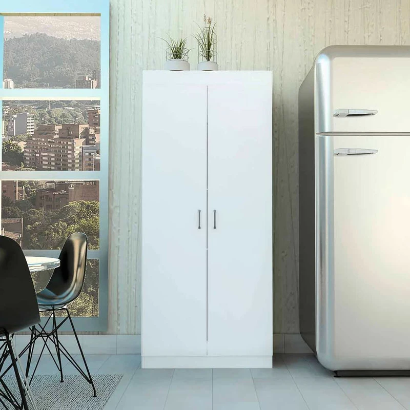 HomeRoots Classic White Pantry Cabinet 4 HomeRoots Classic White Pantry Cabinet - Image 2