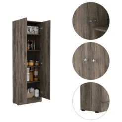 Dakari Multistorage Cabinet, Dark Brown, Black Wengue 14 Dakari Multistorage Cabinet, Dark Brown, Black Wengue -Kitchen Storage Store bbf1045702cef010 1880 w800 h800 b1 p0