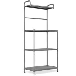 Costway 4-Tier Baker's Rack Microwave Oven Stand Shelves Storage Rack Organizer 11 Costway 4-Tier Baker's Rack Microwave Oven Stand Shelves Storage Rack Organizer -Kitchen Storage Store bd91fafd0c2c7f76 4966 w800 h800 b1 p0