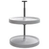 Polymer Full-Circle 2-Shelf Lazy Susans For Corner Wall Cabinets, White, 18"W 2 Polymer Full-Circle 2-Shelf Lazy Susans For Corner Wall Cabinets, White, 18"W -Kitchen Storage Store c031d32702585996 7992 w800 h800 b1 p0