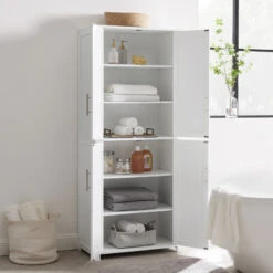 Crosley Savannah Tall Pantry, White 14 Crosley Savannah Tall Pantry, White -Kitchen Storage Store c171e94e03b513d0 9636 w800 h800 b0 p0