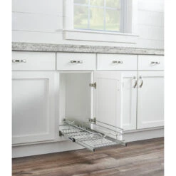 Single Tier Bottom Mount Pull Out Steel Wire Organizer, 8.75" 17 Single Tier Bottom Mount Pull Out Steel Wire Organizer, 8.75" -Kitchen Storage Store c371313002585829 8081 w800 h800 b0 p0