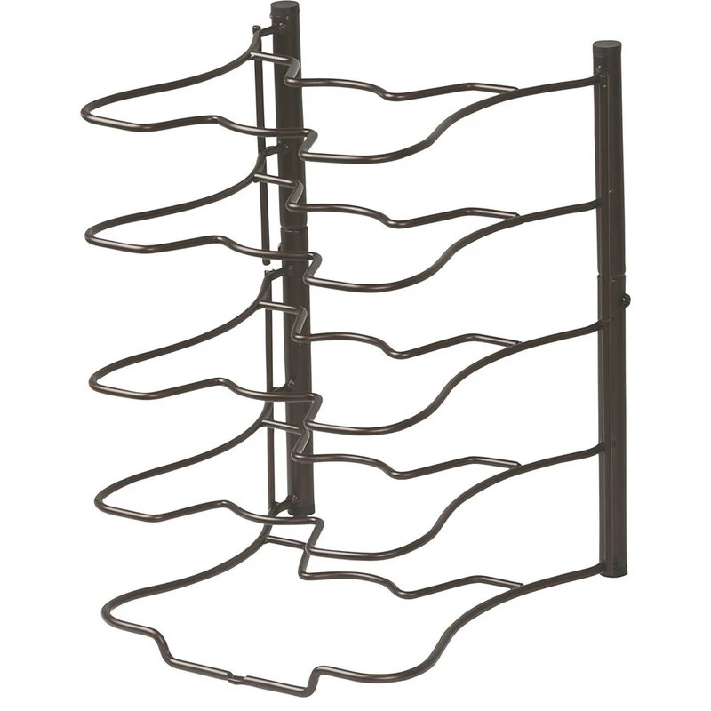Kitchen Cabinet Pantry Pan And Pot Lid Organizer Rack Holder 4 Kitchen Cabinet Pantry Pan And Pot Lid Organizer Rack Holder - Image 2
