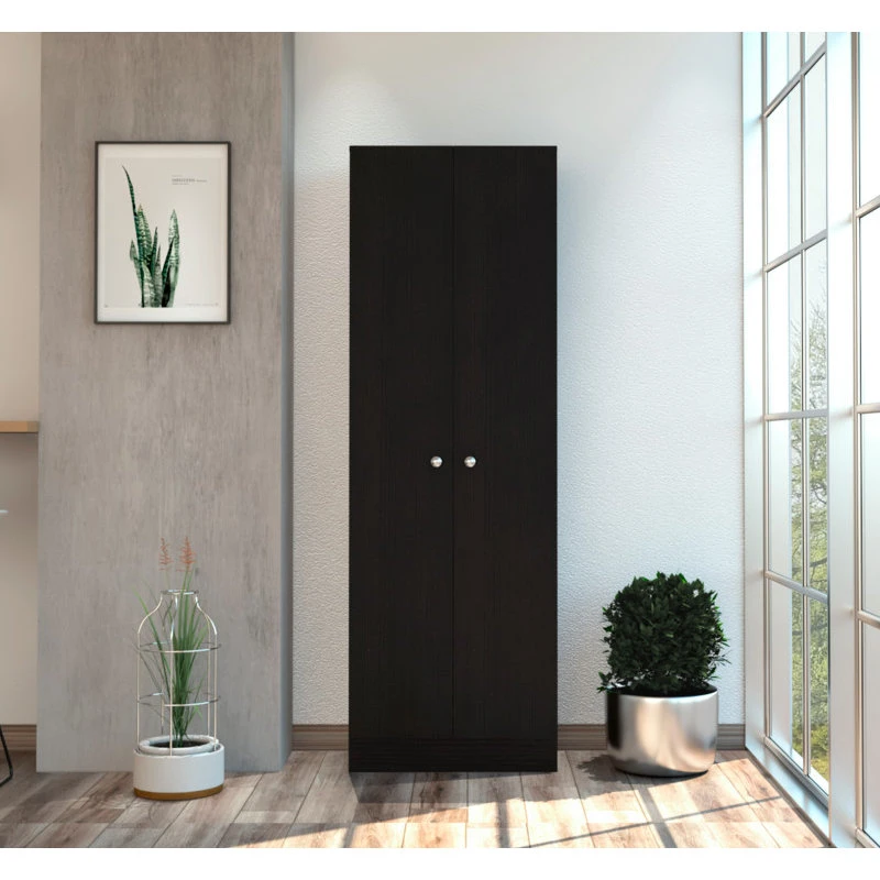 FM FURNITURE Virginia Storage Cabinet, Black Wengue 4 FM FURNITURE Virginia Storage Cabinet, Black Wengue - Image 2