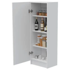 FM FURNITURE Miami Pantry, White -Kitchen Storage Store c741220a0351589f 1883 w800 h800 b1 p0