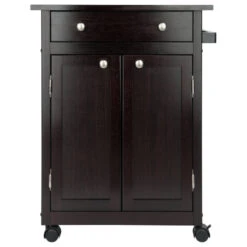 Savannah Utility Kitchen Cart, Espresso -Kitchen Storage Store c751e0a601bcd705 8726 w800 h800 b1 p0
