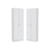 Home Square 2 Piece Multi Storage Pantry Cabinet Set In White -Kitchen Storage Store ce21efbc011de411 1918 w800 h800 b1 p0