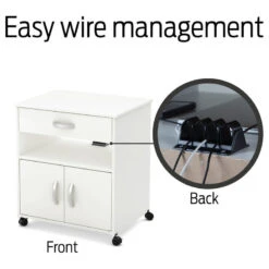 South Shore Furniture South Shore Axess Microwave Cart In Pure White -Kitchen Storage Store ce716f27059d921c 7821 w800 h800 b1 p0