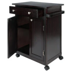 Savannah Utility Kitchen Cart, Espresso -Kitchen Storage Store d001000c01bcd703 8726 w800 h800 b1 p0