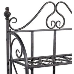 Traditional Black Metal Bakers Rack 63376 22 Traditional Black Metal Bakers Rack 63376 -Kitchen Storage Store d4517036018da7d6 8022 w800 h800 b1 p0