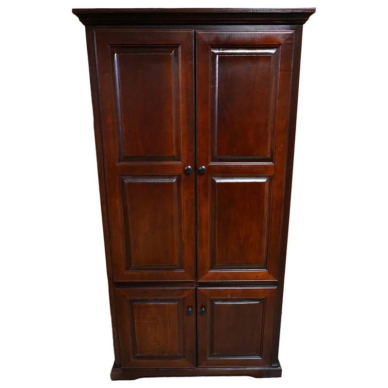 Double Wide Kitchen Pantry Cabinet, Concord Cherry 3 Double Wide Kitchen Pantry Cabinet, Concord Cherry