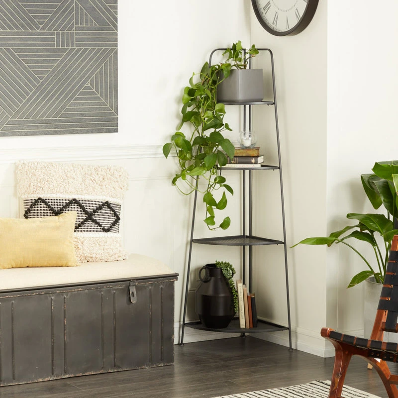 Contemporary Black Metal Bakers Rack 560672 4 Contemporary Black Metal Bakers Rack 560672 - Image 2