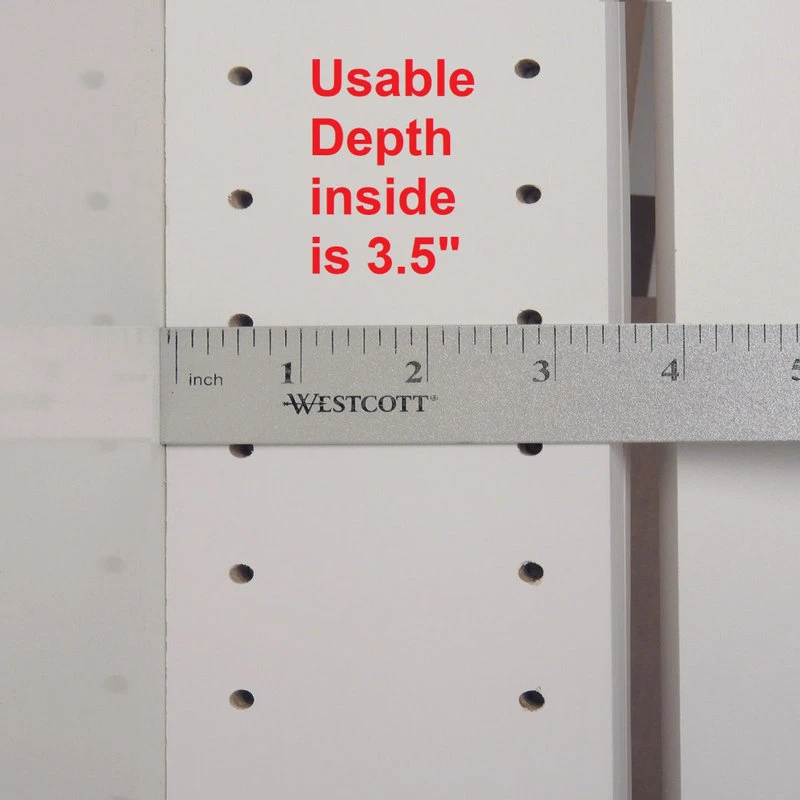 Fruitville Shaker Style Frameless Recessed Wood Pantry Cabinet, 14x44, Primed Gr 10 Fruitville Shaker Style Frameless Recessed Wood Pantry Cabinet, 14x44, Primed Gr - Image 8